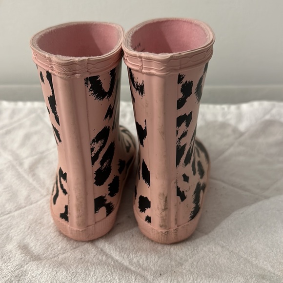 Hunter first rain boots pink leopard - Picture 3 of 4